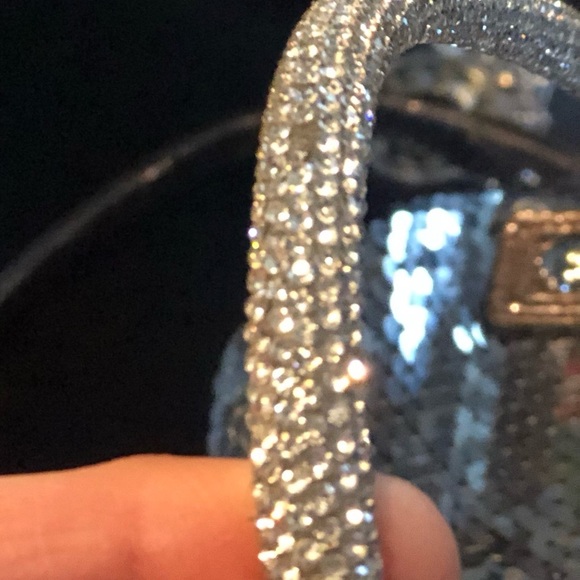 Auth Coach Poppy Silver Sequin Spotlight Tote Bag Medium Great Condition Vintage - Picture 15 of 17